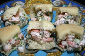 Appetizer Shrimp salad Sliders