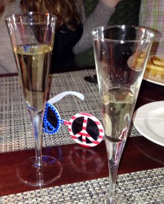 Champs and Peace glasses