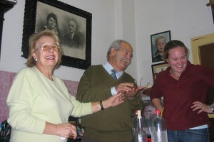 Aurora and Alphonso Hosting the Hardee Fam for Tea