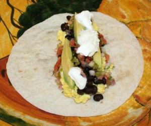 Brunch Mexican Breakfast Tortilla