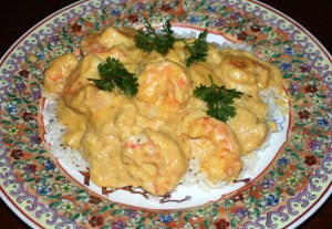 Entree Seafood Curried Shrimp II