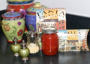 Ahhh...Dinner from a Father's Day Basket with my Homemade Italian Tomatoes!