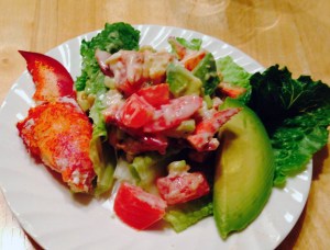 A bit of extra avocado AND a claw on the side!