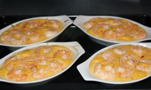 Shrimp and Grits Baking Sheet