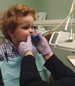 First time getting teeth cleaned.