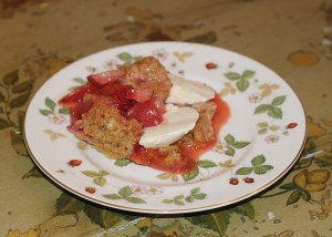 Topped with Ice Cream, Yummy!