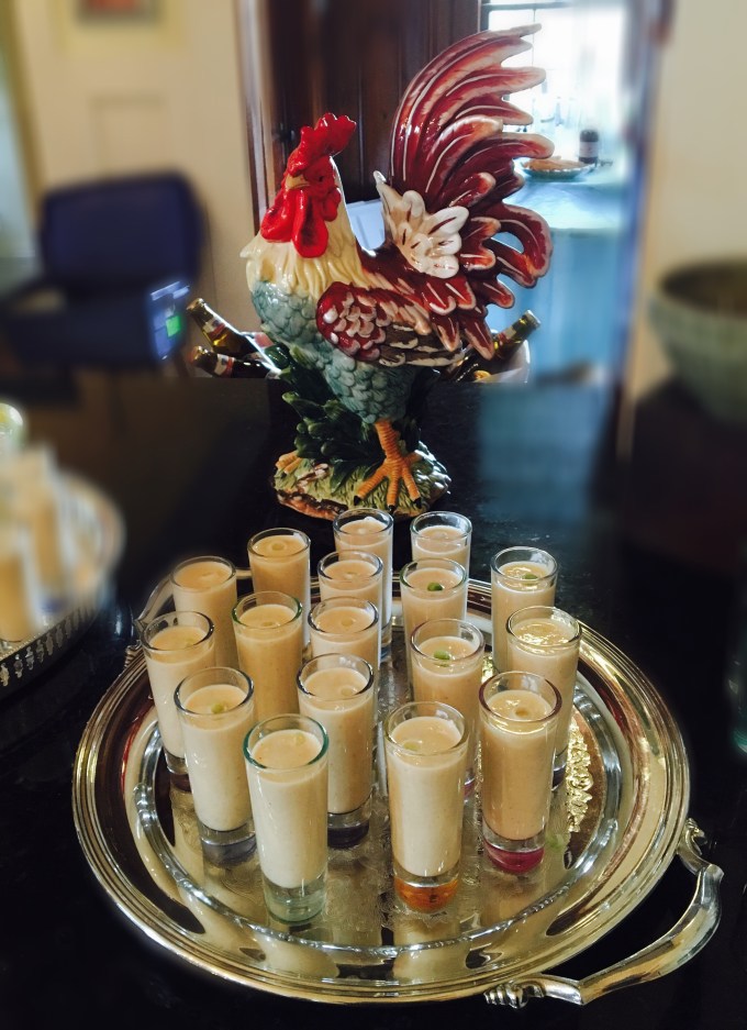 Soup Chilled Corn Chowder Shooters